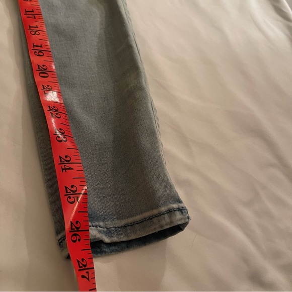 Abercrombie and Fitch Womens 25x26 Light Wash Denim Skinny Jeans Low Rise - Picture 10 of 12